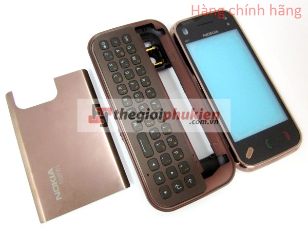 Vỏ Nokia N97 mini Nâu Công ty Full bộ